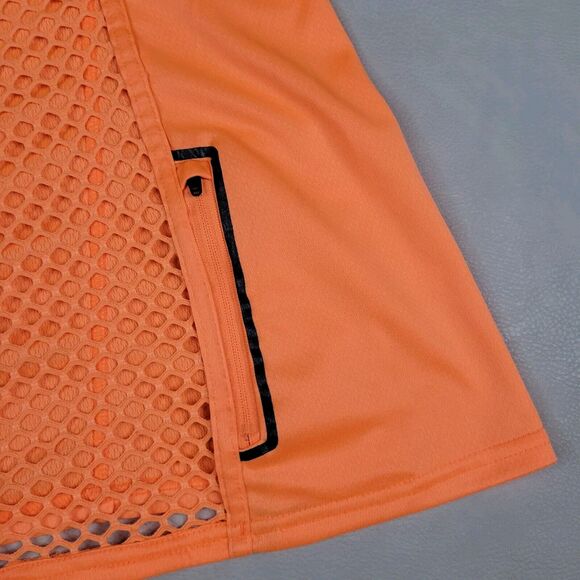 Adidas Womens Climacool Orange Razor Back Tank Top Zip Pocket Size X Small - Picture 4 of 7